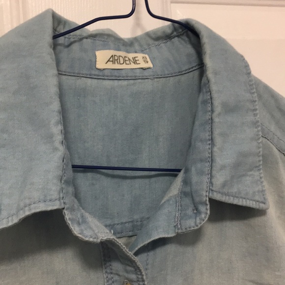 Light denim button up - Picture 3 of 3